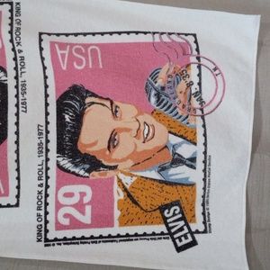 Elvis set beach towel & wash cloth. Forever stamp.